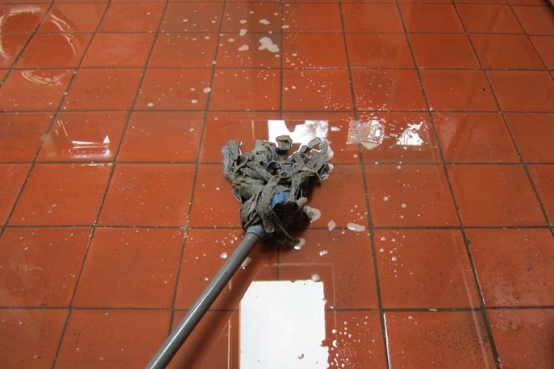 best way to deep clean tile floors