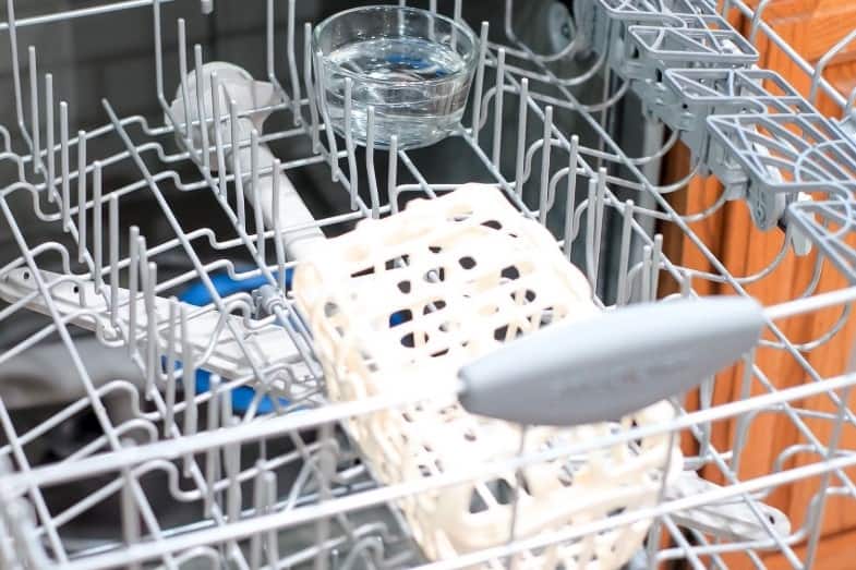 What is the best way to clean the inside of a dishwasher