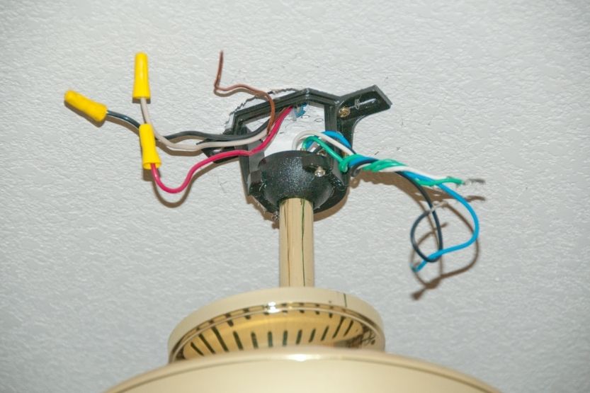 red wire for ceiling fan with remote