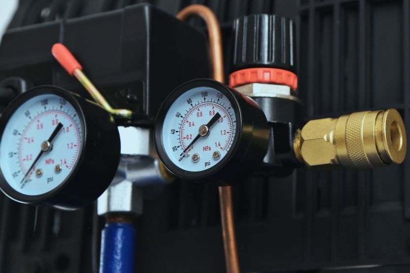 how to pressure test a gas line